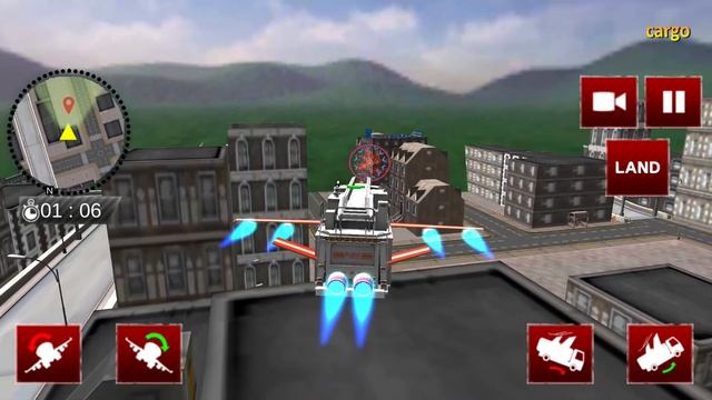 Flying Fire Truck Simulator - City Rescue Games 2020 #3 - Best Android Gameplay смотреть онлайн