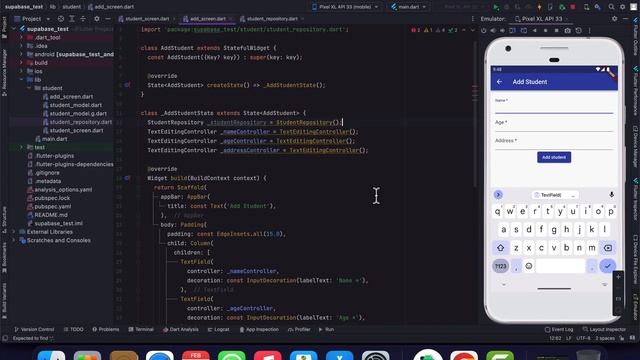 @7 Insert data to Supabase Postgres Db Flutter UI смотреть онлайн