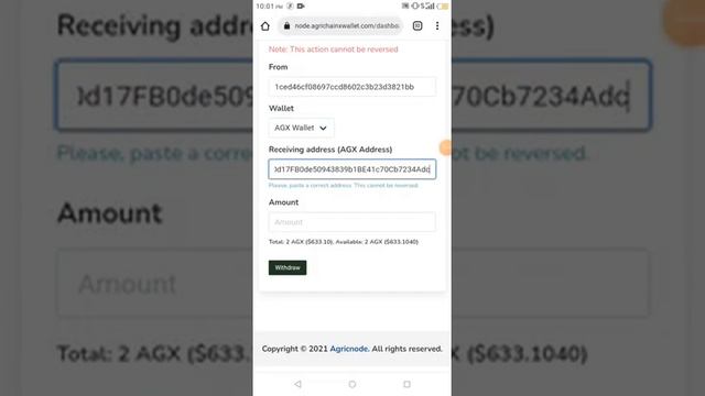 How to withdraw from your Agrichainx node account to your Agrichainx Wallet смотреть онлайн