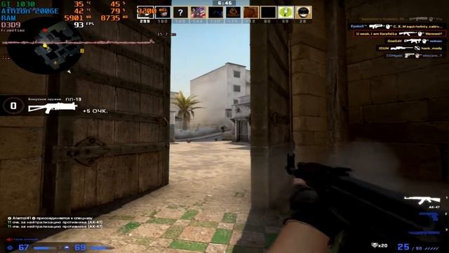 Athlon 200GE + GT 1030: CS GO Deathmatch testing in 2022 смотреть онлайн