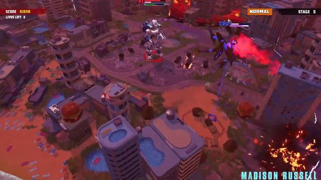 GigaBash - Kiryu Mechagodzilla Arcade Walkthrough смотреть онлайн