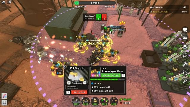 Only Gladiators and Support Badlands II Roblox Tower Defense Simulator смотреть онлайн