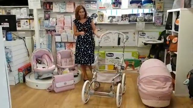 Bebecar Stylo Class Pink Sparkle Pram Bundle - Baby Lady
