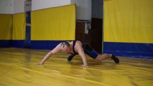 Защита от приема Накат. Упражнение в партере. Вольная борьба. Развитие силы, ловкости выносливости