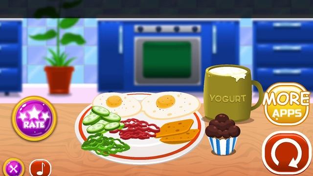 Breakfast Cooking & Decoration Android Gameplay смотреть онлайн