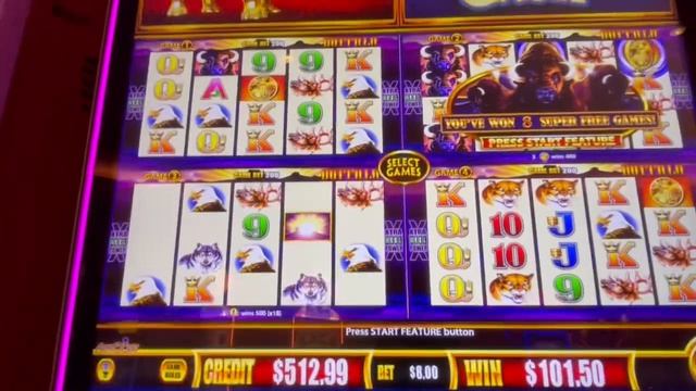 Wonder 4 Boost Buffalo Super Free Games Bonus Compilation(2) @ Max Bet смотреть онлайн