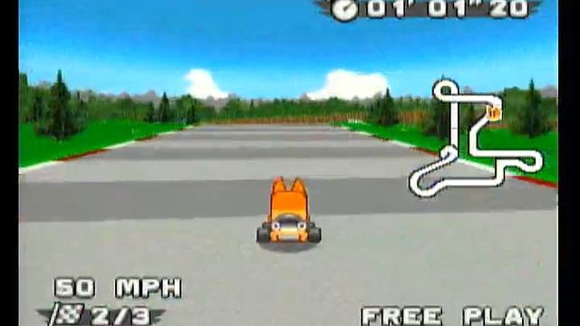 Playing Sonic Robo Blast 2 KART (via Composite Video) смотреть онлайн
