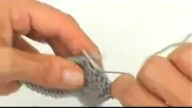 Вязание спицами узора Папоротник смотреть онлайн