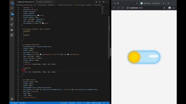Learning - SASS/SCSS Switch button Day - Night смотреть онлайн