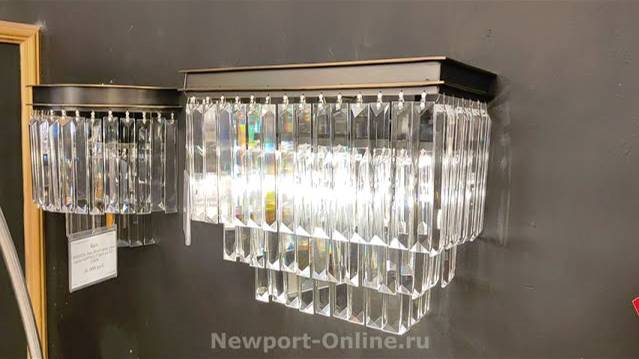Бра NEWPORT 31102/A Black+gold