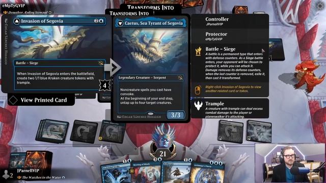 Watcher in the Water Makes TONS of TENTACLES | Historic Brawl Gameplay | Magic: The Gathering смотреть онлайн