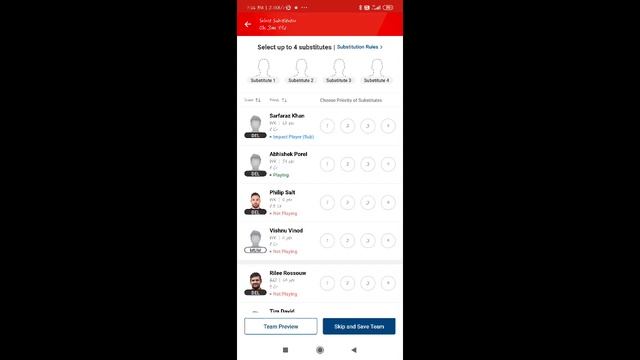 My11circle mai substitute player kaise add kre смотреть онлайн