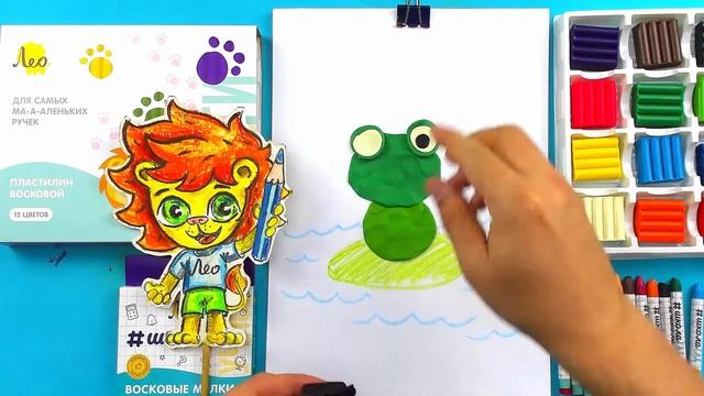 Лепим ЛЯГУШКУ царевну из пластилина для детей смотреть онлайн
