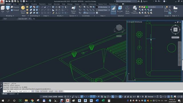 Casa 2D a 3D Autocad 2020 - 2 смотреть онлайн