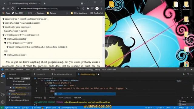 Chapter 0 - Automate the boring stuff with Python смотреть онлайн