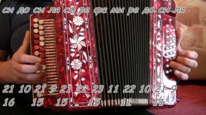 Полонез Огинского(часть 1) видеоразбор(ноты,цифры) на гармони.