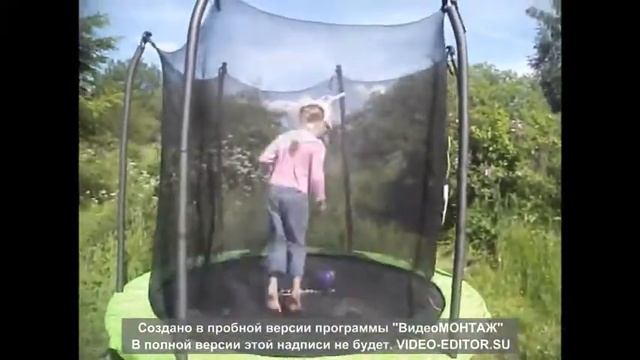 Прыжки на батуте с мячом! ЧЕЛЛЕНДЖ!!! смотреть онлайн