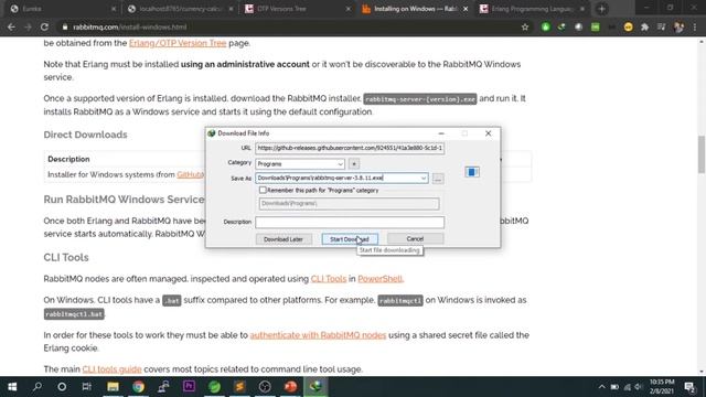 Rabbit MQ Installation on windows 10 steps |How to install Rabbit MQ on windows 10 Along with Erlan смотреть онлайн