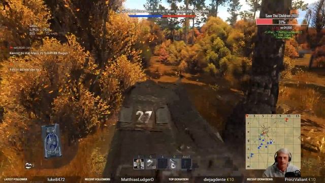 War Thunder - Gameplay - Tiger II und Ru-251 im RB Higlights смотреть онлайн
