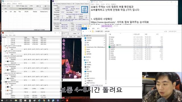 내컴퓨터 사양 확인 + 오버클럭 안정화 방법 - 신성조 смотреть онлайн