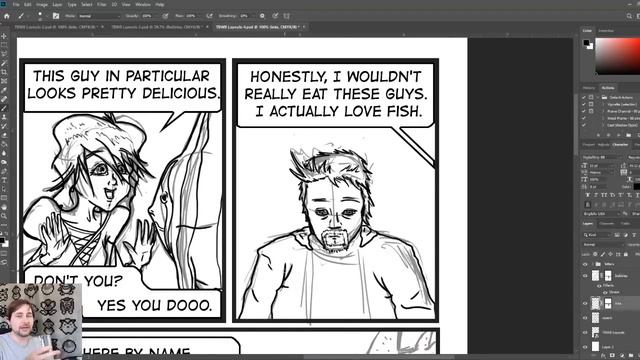 Making Comics in Photoshop LIVE | HamsterBomb смотреть онлайн