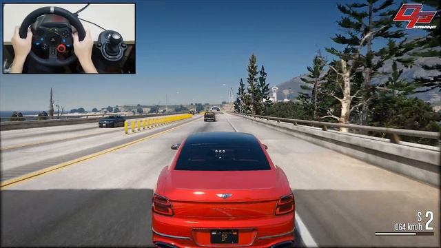 2021 Bentley Continental Flying Spur - GTA 5 with Steering Wheel - Logitech G29 Gameplay смотреть онлайн