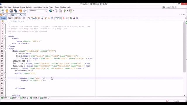 PHP DERSLERİ | CHECKBOX VE RADİO BUTONLARININ KULLANIMI смотреть онлайн