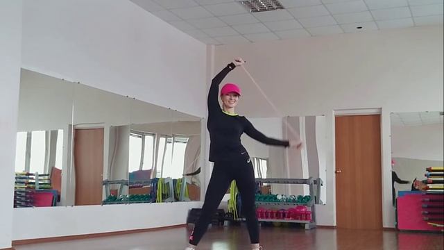 Фитнес резинка. Упражнения с резиновым амортизатором. смотреть онлайн