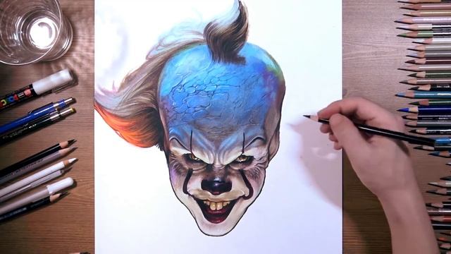 Drawing Pennywise the Dancing Clown | drawholic смотреть онлайн