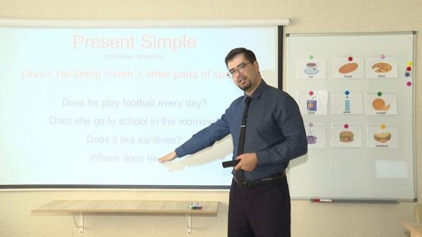 Present Simple - видеоразбор.