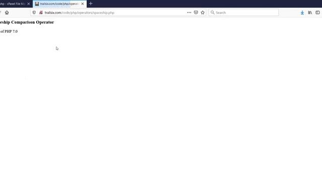 PHP Spaceship Operator смотреть онлайн