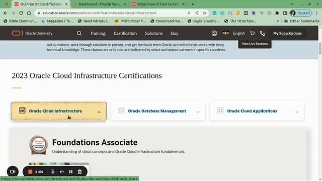 Oracle University Free Oracle Cloud Certification limited time offer. смотреть онлайн