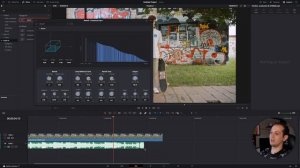 Как обрезать музыку в любом месте и уйти в эхо / Reverb в DaVinci