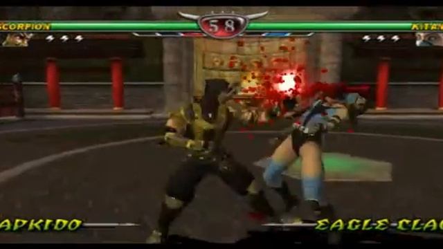 прохождение игры на PSP MORTAL KOMBAT UNCHAINED смотреть онлайн