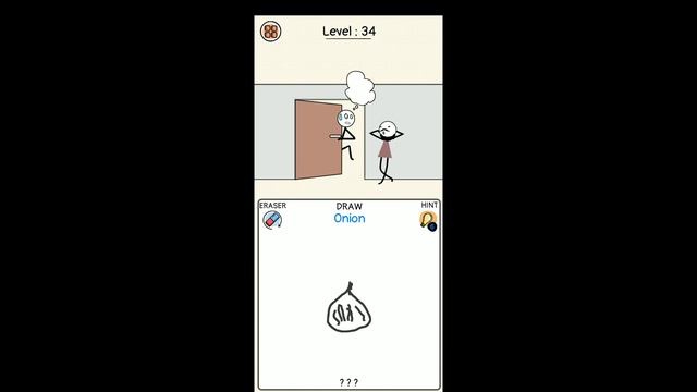 Draw Puzzle: sketch it - Level 34 - Draw Onion Walkthrough Solution смотреть онлайн
