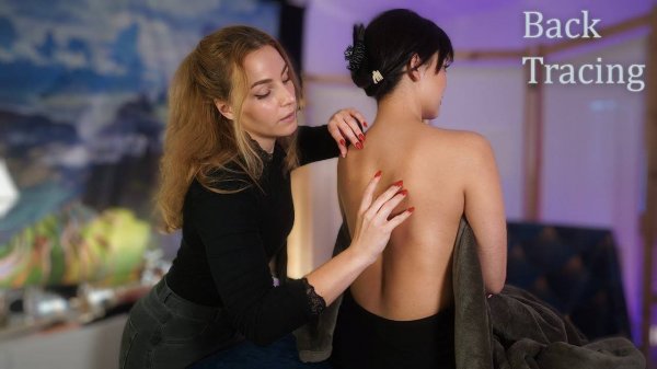 🦋 Kewas ASMR - АСМР реальный человек ПРОСЛЕДОВАНИЕ СПИНЫ, МАССАЖ И ЦАРАСАНИЕ, прикосновение и ласка