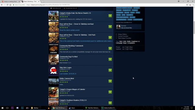Mod Collection Update & Vampire Count Playthrough Info | SurrealBeliefs