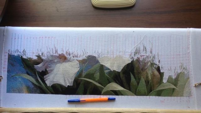 Вышивка в мае. Все процессы. Белые ирисы от HAUKUN смотреть онлайн