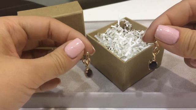 Серьги 341 из красного золота 585 пробы с гранатами смотреть онлайн
