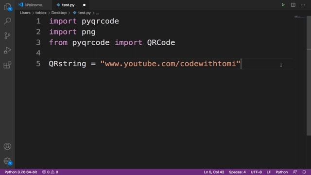 How To Generate QrCode From A Url Using Python смотреть онлайн
