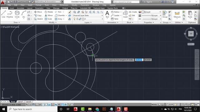 Autocad 2D Practice Drawing / Exercise 32/ Simple Tutorial смотреть онлайн