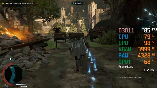 GeForce GTX 1660 ti -- Intel Pentium Gold G5400 -- Middle Earth Shadow of War FPS Test смотреть онлайн