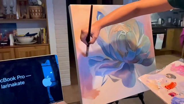 Картина Пион /Процесс смотреть онлайн