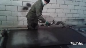 Подготовка и покраска дверей.молотковой краской