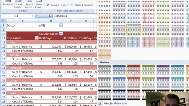 Excel Video 12 Pivot Table Design Tricks смотреть онлайн