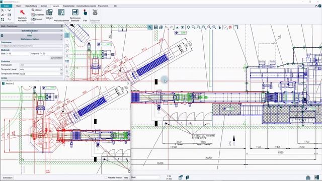 In CAD Software M4 DRAFTING mit mehreren Ansichtsfenstern arbeiten смотреть онлайн