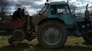 Посадка картофеля МТЗ-82 и Л-201