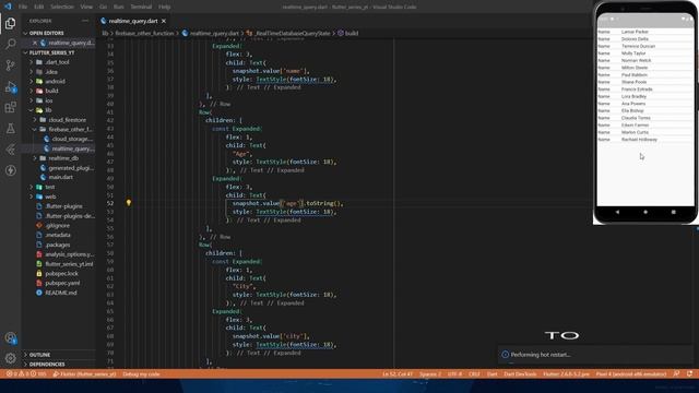 Query Realtime Database | Firebase - Flutter смотреть онлайн
