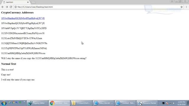 Windows ClipBoard Hijacker Swaps out CryptoCurrency Addresses смотреть онлайн