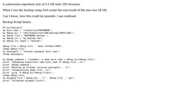 DevOps & SysAdmins: Subversion repository size & backup file difference (2 Solutions!!) смотреть онлайн
